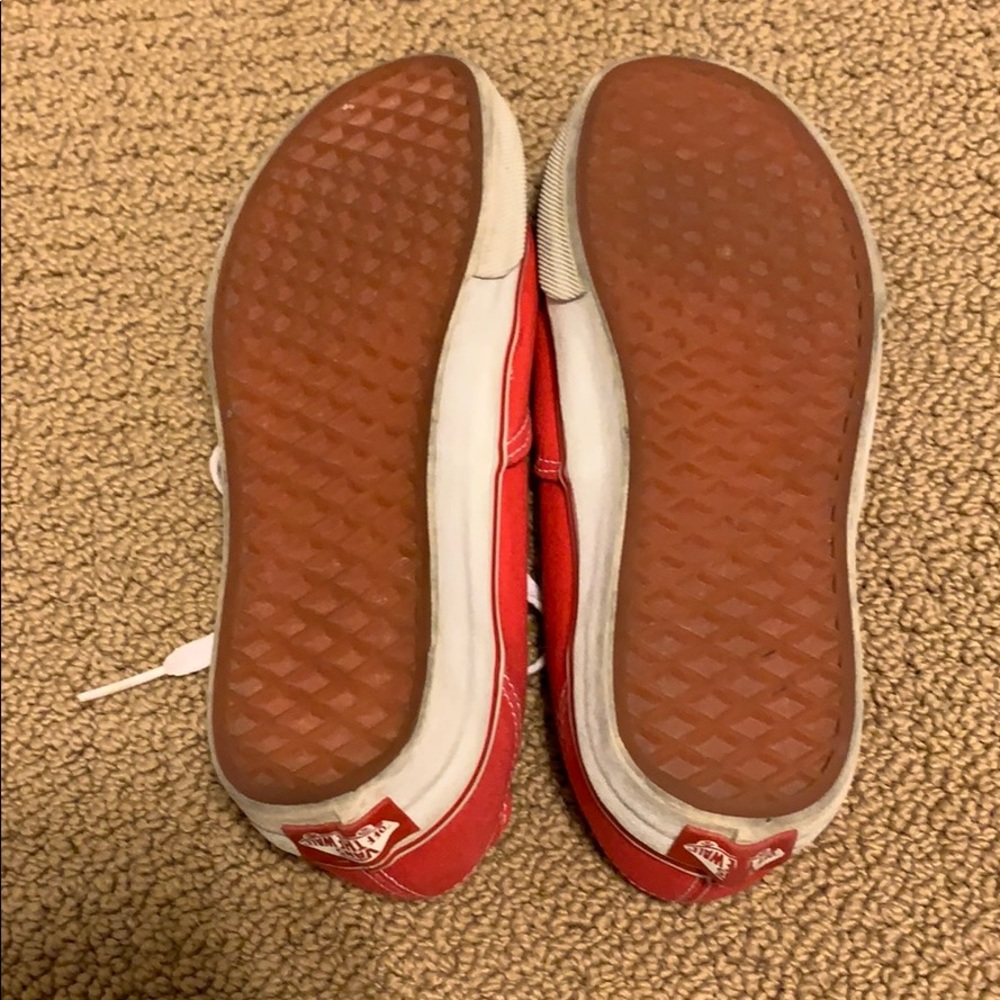 Red Vans - Picture 2 of 3